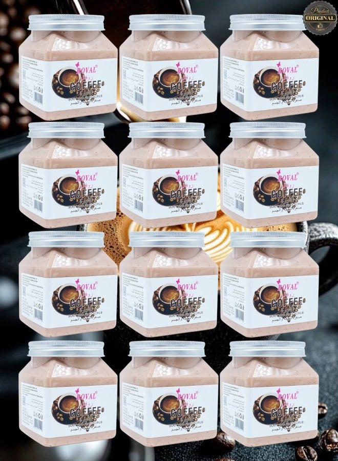 ROVAL 12 Pieces Coffee Body And Face Scrub  - Image 1