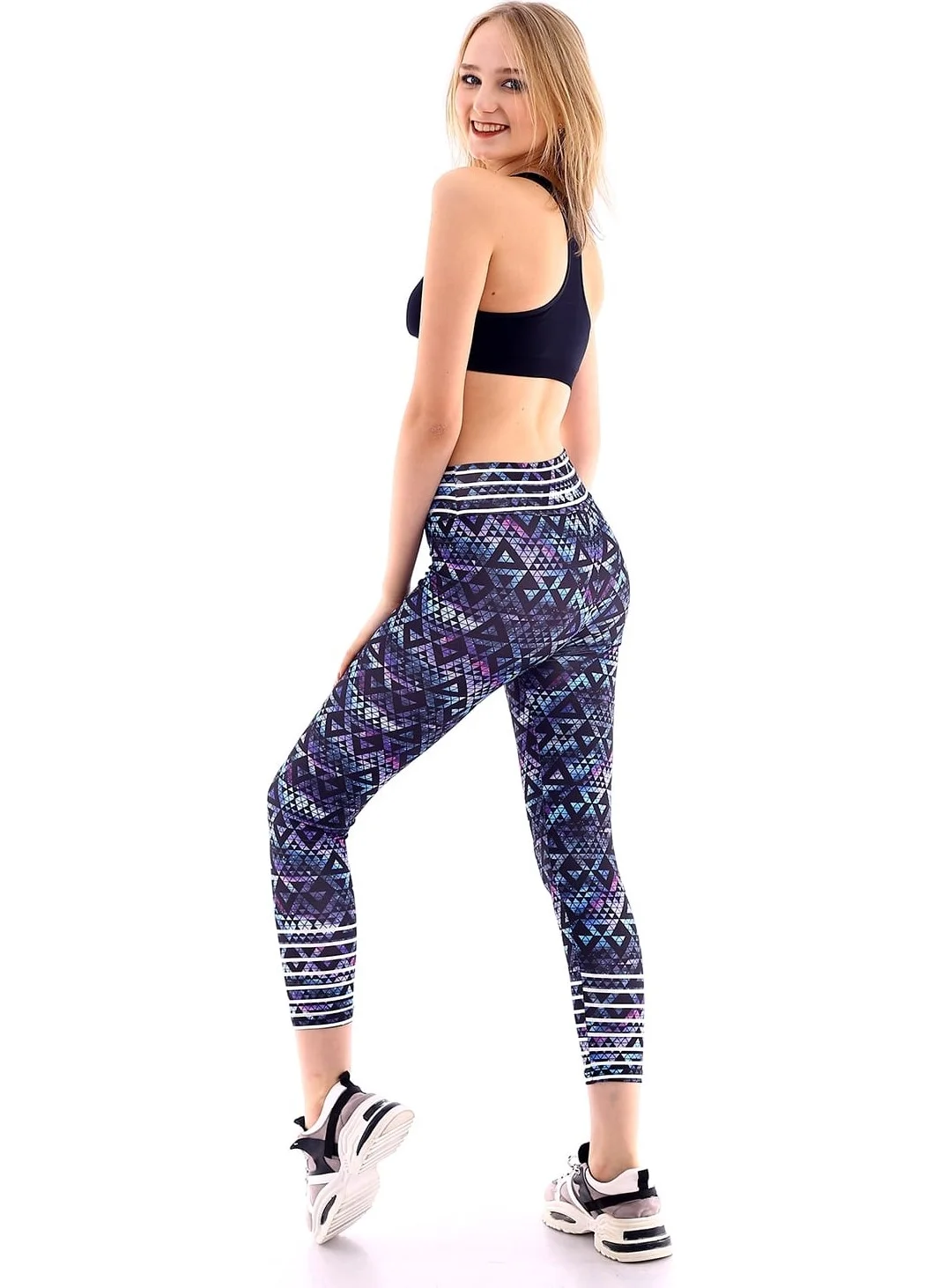 Bluence Digital Printed Sports Tights