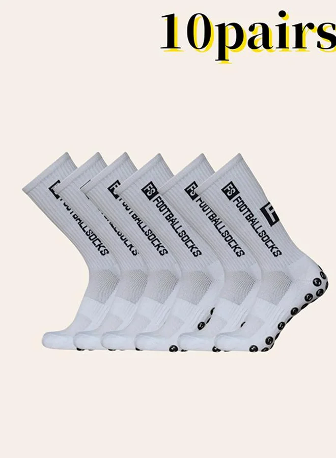 تايك تو مجموعة من 10 جوارب بطبعة كتابة