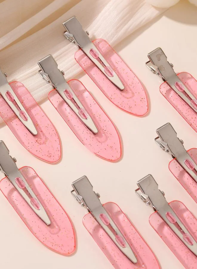 Take Two Set of 8 - Light Pink Hair Clips