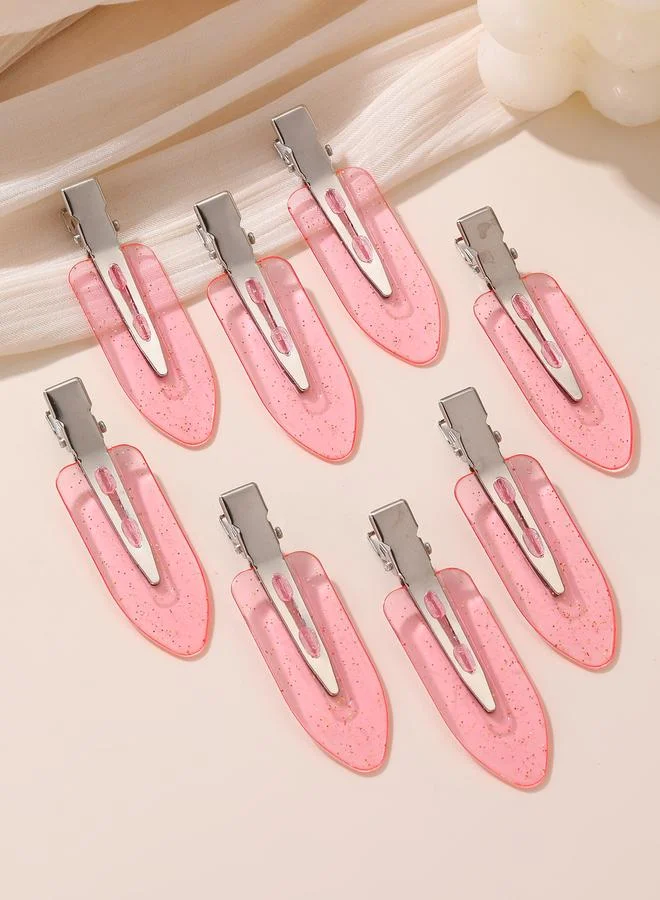 Take Two Set of 8 - Light Pink Hair Clips