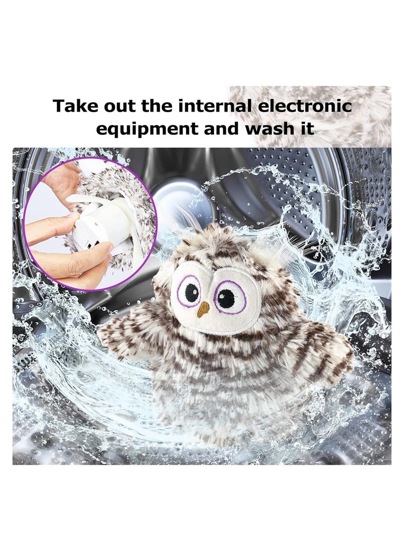 Excefore Interactive Flapping Wings Owl Cat Toys, Rechargeable Automatic Chirping Owl Cat Toy with Catnip, Auto Beating Wings Flying Bird Cat Toys for Indoor Cats to Play Alone, Never Boredom - Image 5
