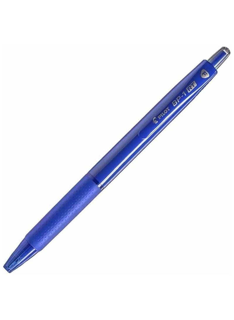 PILOT Pilot BP-1 RT Fine Tip Ball Pen, Blue - Pack of 12 Pieces  - Image 3