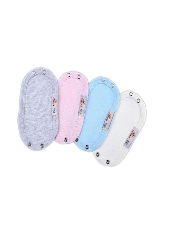 Fatah 4 Pieces Of Baby Bodysuit Salopette Extension Cotton 100% -  Multicolor  - Image 1