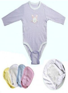 Fatah 4 Pieces Of Baby Bodysuit Salopette Extension Cotton 100% -  Multicolor  - Image 3