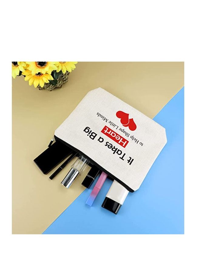 PRINTSHOP4ME Cosmetic bag gifts for Appreciation of Teachers on Teachers day Design 2  - Image 3