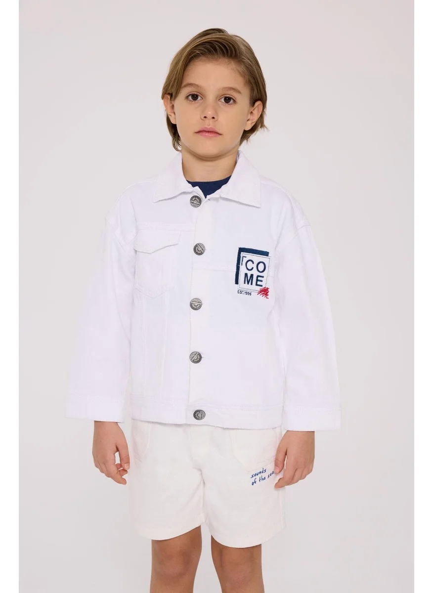 NEBBATI - Invalid brand Bg Store Boy Ecru Jacket