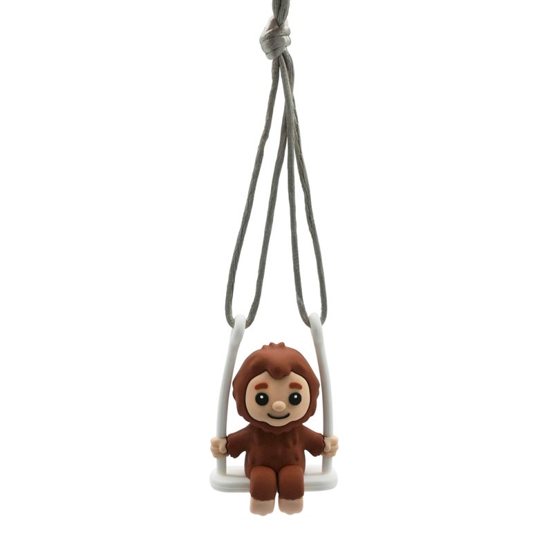 GOOFBALLS Funny Hanging Mirror Swing â€“ Quirky and Unique Decor for Car Rearview Mirror, Bedroom or Living Room - Bigfoot - Image 1
