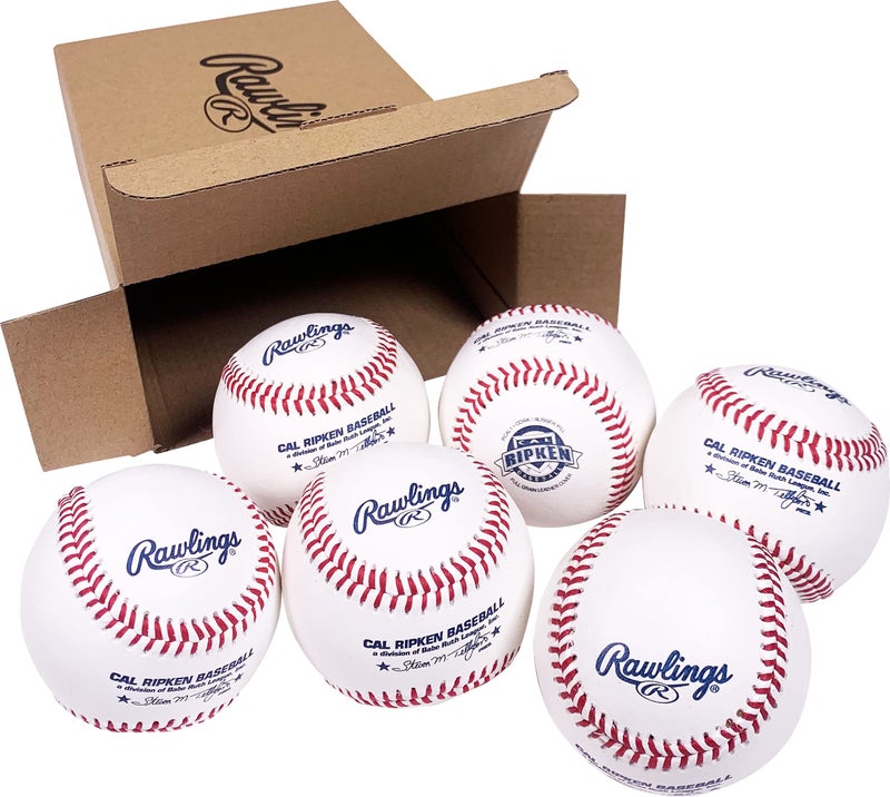 Rawlings | CAL RIPKEN LEAGUE Baseballs | Competition Grade | RCAL1 | Youth/14U | 6 Count - Image 5