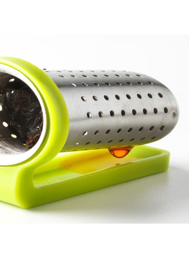 Reusable Tea Infuser – Light Green & Blue Silicone Strainer for Loose Leaf Tea – Heat-Resistant, Easy to Use & Clean – Eco-Friendly Herbal Tea Steeper  - Image 4