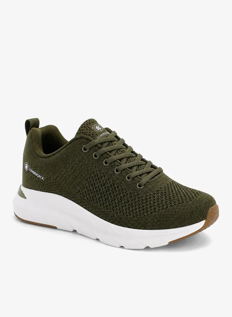 Lumberjack Lumberjack Connect  Men’s Sneakers – Lightweight Breathable Lace-Up Casual Running Shoes
