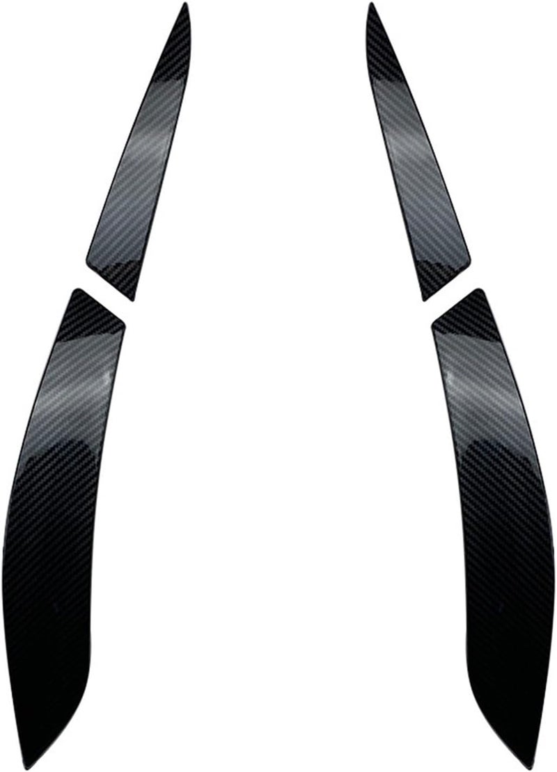 Vuzmode Carbon Look Headlight Eyebrow Stickers for VW Golf 6 - Image 1