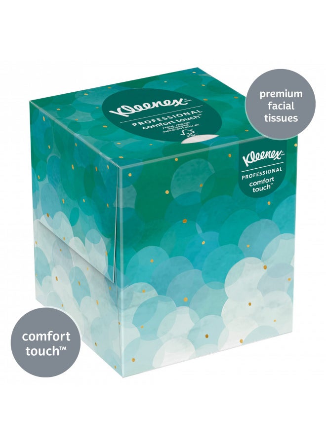 Kleenex - Kleenex Professional Facial Tissue Cube for Business (21271), Upright Face Tissue Box, 6 Boxes of 95 sheets (Pack of 570) - Image 1