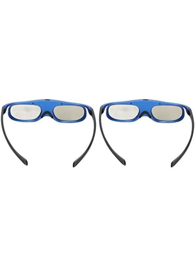 Pssopp DLP 3D Glasses Lightweight USB Rechargeable 144Hz High Compatibility for 3D Projectors - Image 2