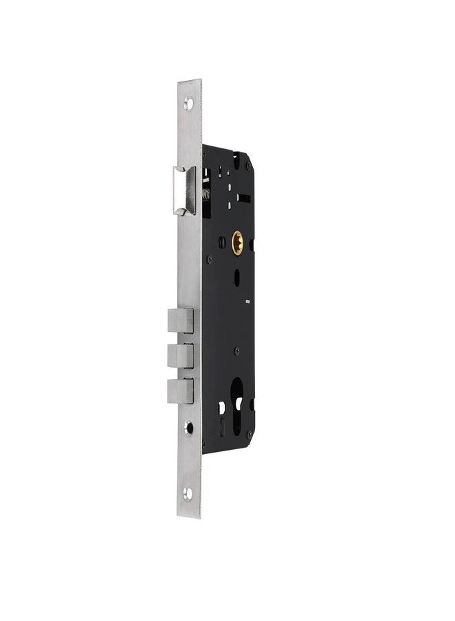 RAB Heavy Duty Brass Lock Body Set for Wooden Door, Mortise Lock Body, Rose Handle Lock Body (Code- Lock Body CY, Finish- SS, Matt, Size- 10", Pack of 1 Lock Body) - Image 2