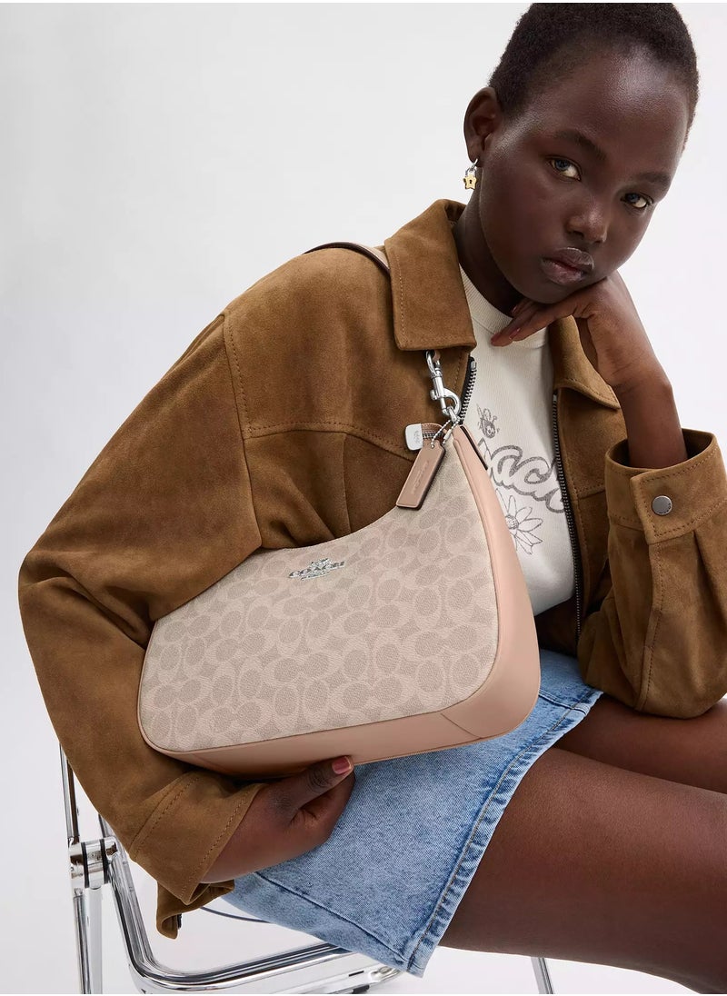 coachoutlet - Coach Teri Hobo Bag In Signature Canvas - Image 1