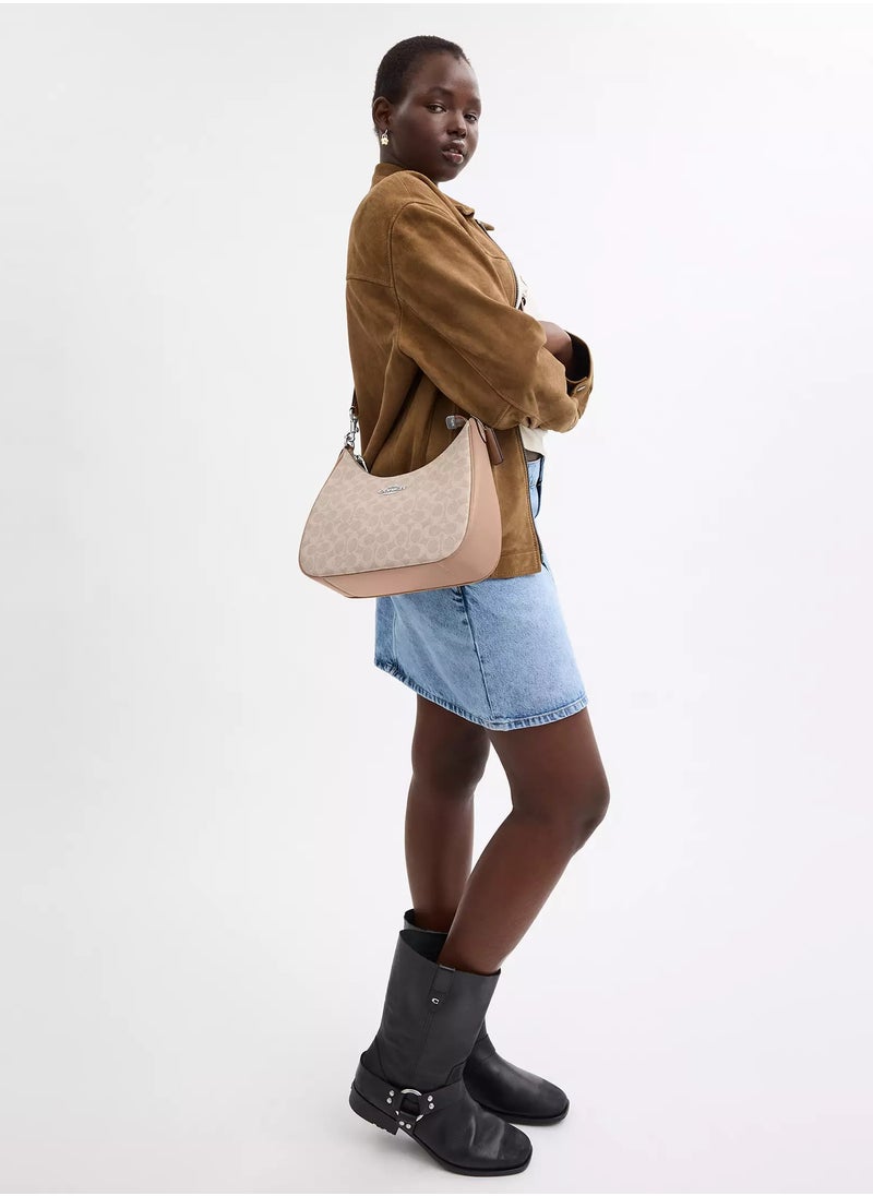 coachoutlet - Coach Teri Hobo Bag In Signature Canvas - Image 1