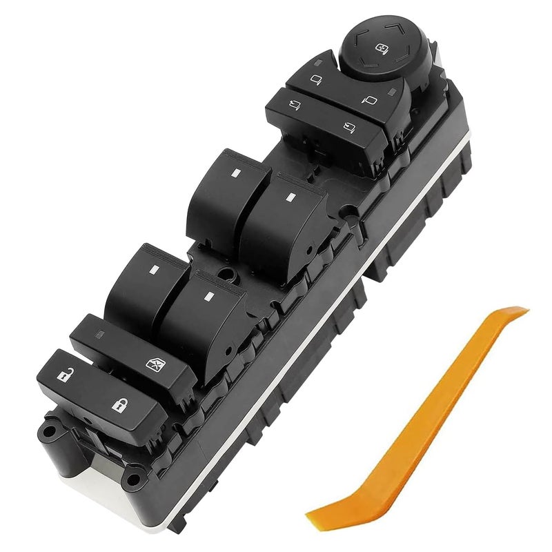 TINJO Front Driver Side Master Power Window Switch for Chevy Silverado, GMC Sierra, Cadillac Escalade - Image 1