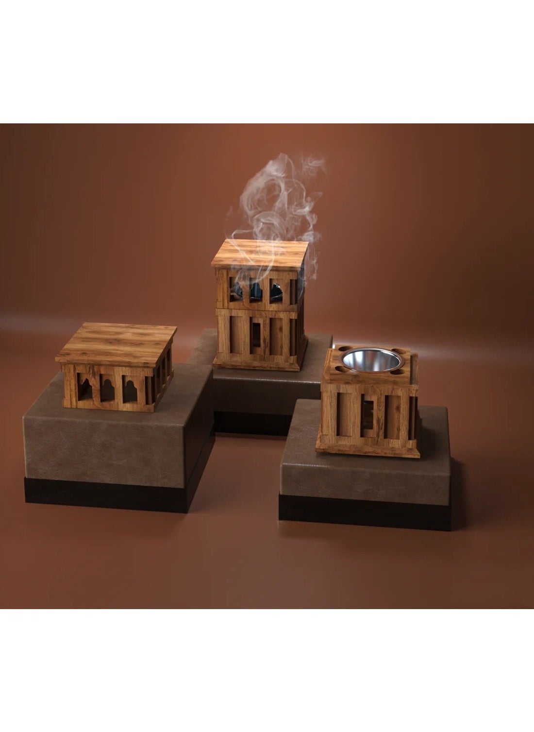 HilalFul Wooden  Madkhan/Incense Burner Holder | Home Fragrance | Aromatherapy | Decorative Incense Stand | Islamic Themed | Gift for Eid, Ramadan, Birthday, Wedding, Anniversary - https://f.nooncdn.com/p/pzsku/Z48E90D3DA37E4059244DZ/45/_/1696426483/08681184-a282-4422-9cfa-26db04709c05.jpg?width=original