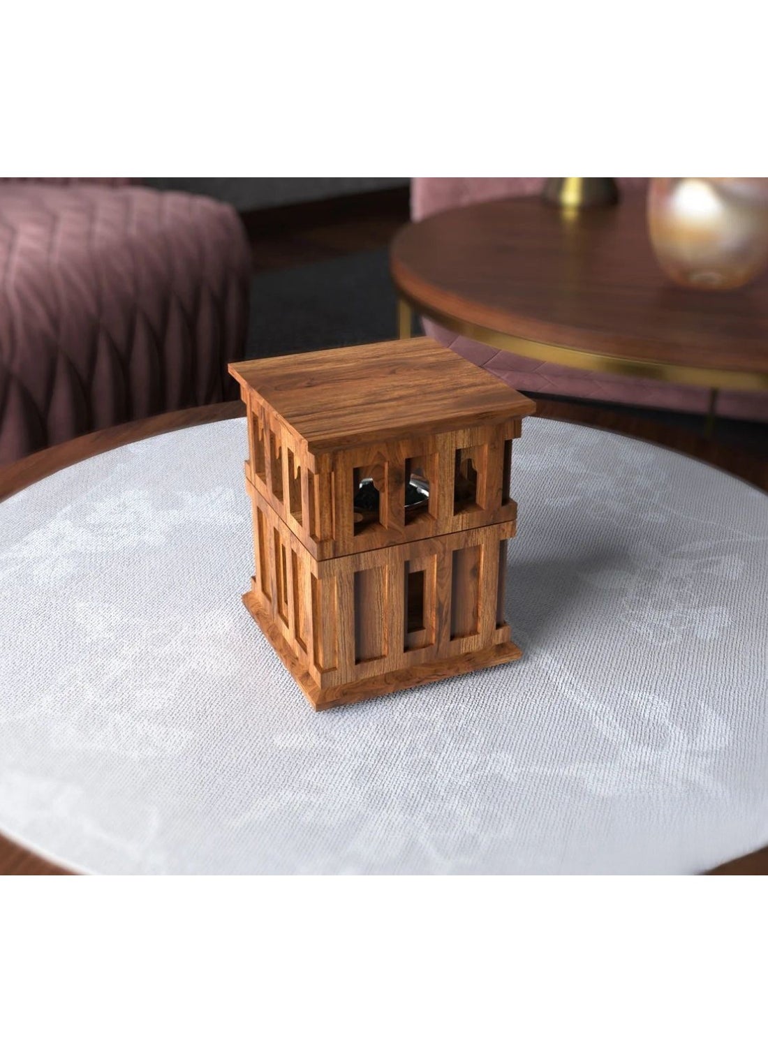 HilalFul Wooden  Madkhan/Incense Burner Holder | Home Fragrance | Aromatherapy | Decorative Incense Stand | Islamic Themed | Gift for Eid, Ramadan, Birthday, Wedding, Anniversary - https://f.nooncdn.com/p/pzsku/Z48E90D3DA37E4059244DZ/45/_/1696426487/31eda64c-1094-4e64-bca7-dd0f89c8caf7.jpg?width=original
