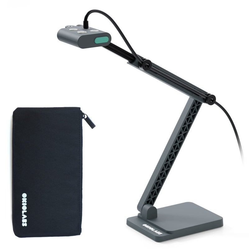 OKIOLABS OKIOCAM S2 Pro 13-MP USB Document Camera, Built-in Light & Mic, OKIOPoint Smart Pointer, for PC | Mac | Chromebook, Ultra HD Camera for Live Demo for Web Conference, Remote Teaching - Image 1