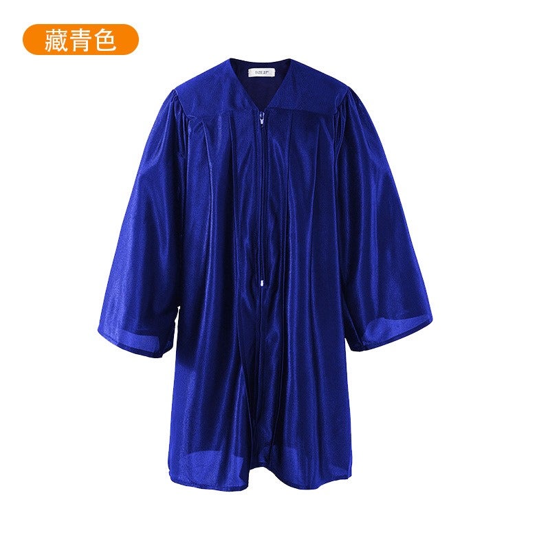Jing Zhe Rui 2026 New Kids Graduation Gown Set with Cap - Kindergarten Elementary School Ceremony Dress, Knit Fabric, Unisex, Sizes 21-36 - Image 1