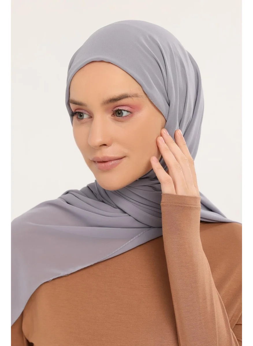 Altobeh Ready Practical Luxury Snap-on Elastic Bonnet Chiffon Shawl