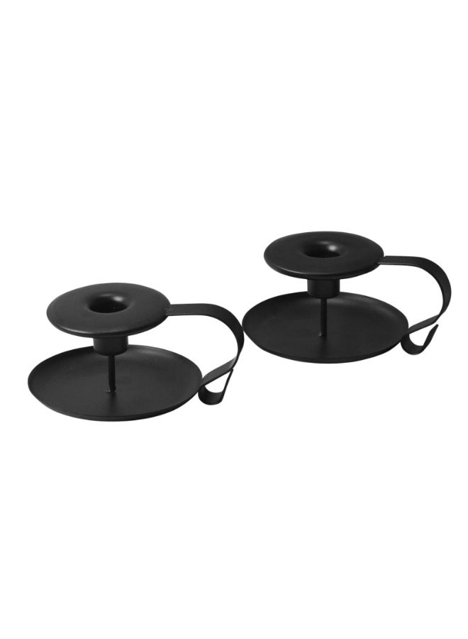 Vintage-style small candlestick Set of 2 - Image 2