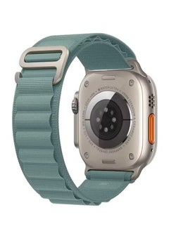 Alpine Loop Strap Compatible with Apple Watch Ultra Strap 49mm Size 45mm 44mm 42mm Sports Nylon Adjustable Replacement Band with Titanium G-Hook for