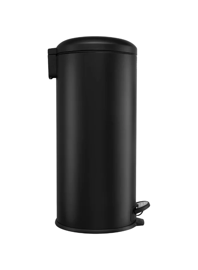 BLACK+DECKER Dome Lid Soft Close Recycle Pedal Bin Matte Black 30 L 61137