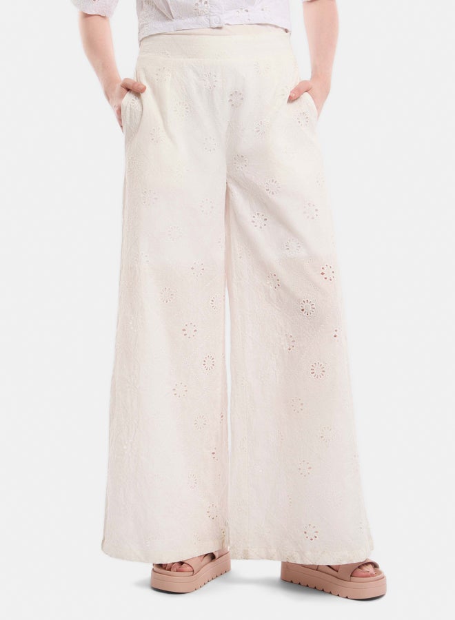 Premoda Women  Pant Wide leg pants White - Image 2