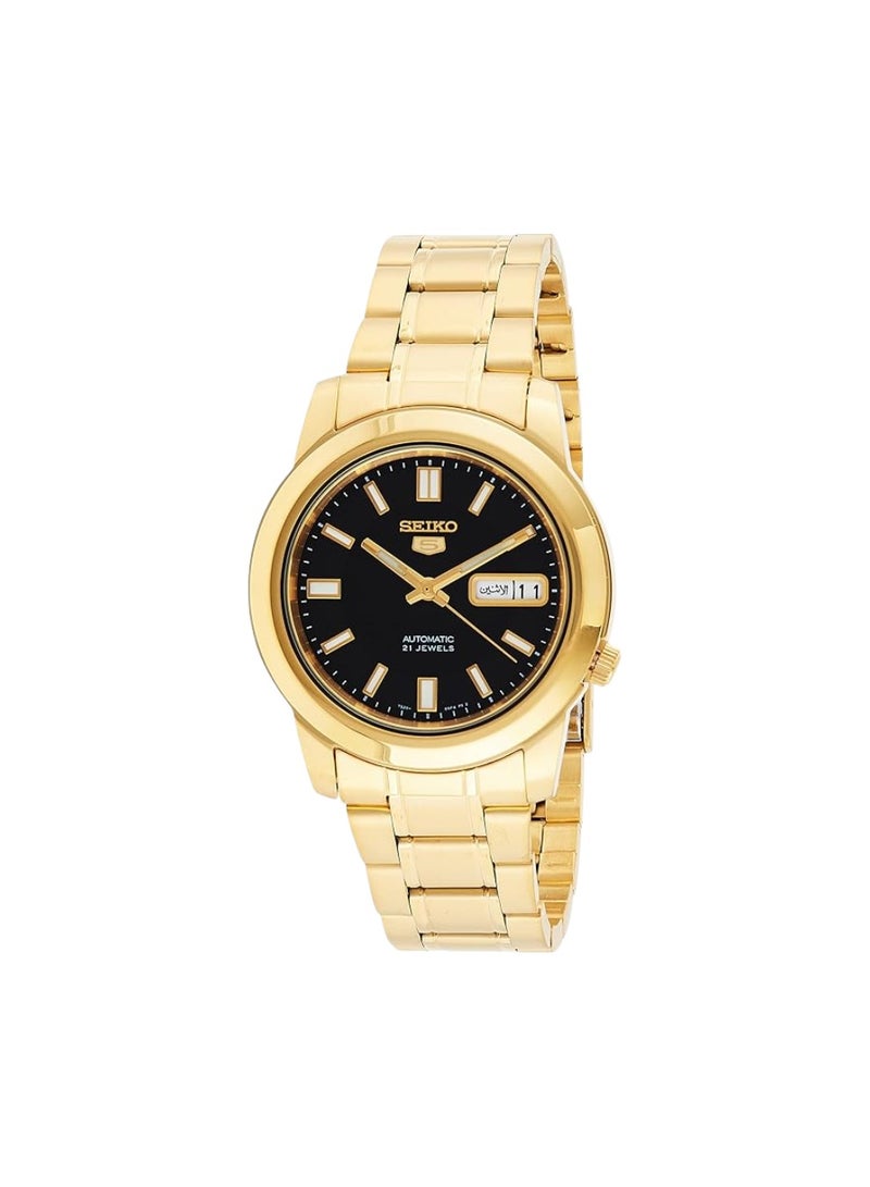 سيكو ساعة سيكو للرجال SKKK22K1 مطلية بالذهب من الستانلس ستيل بعرض أنالوج - Image 1