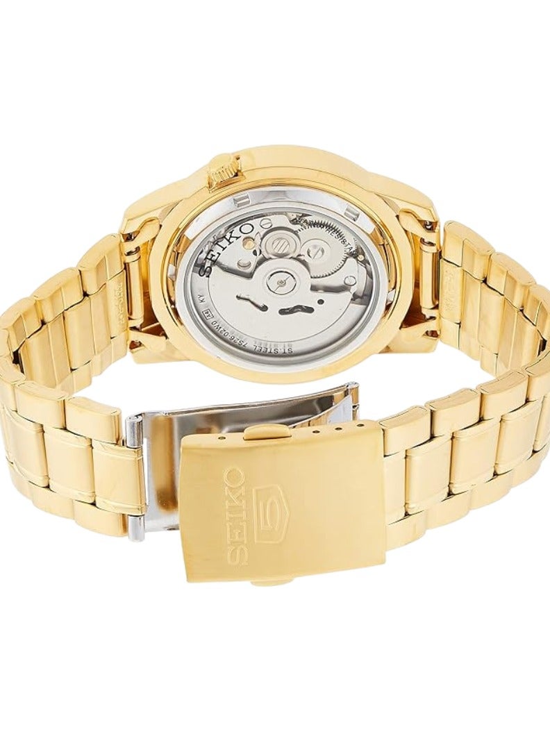 سيكو ساعة سيكو للرجال SKKK22K1 مطلية بالذهب من الستانلس ستيل بعرض أنالوج - Image 2