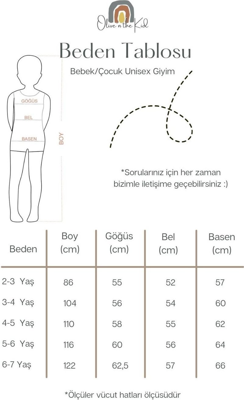 Oliven The Kid Unisex Crochet Embroidered Linen Overalls Khaki - Image 2