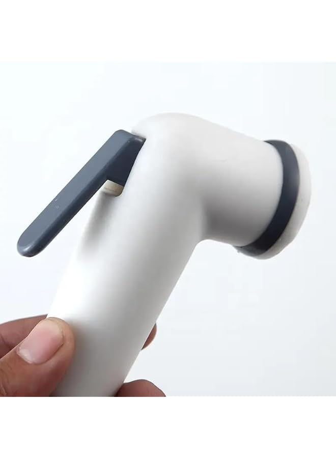 The Bros Bidet Spray Hand Held Shower Spray Portable Toilet Bidet Spray Faucet Head Shower Shattaf Bathroom|White| - Image 4