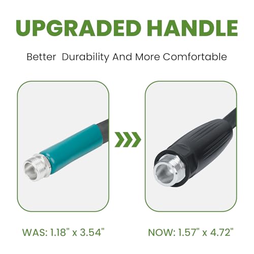 LINEX Lightweight Garden Hose 50 ft Ultra Flexible KinkFree for Outdoor Water Hose NonExpanding BurstResistant Heavy Duty RV Hose 58 inch - Image 3