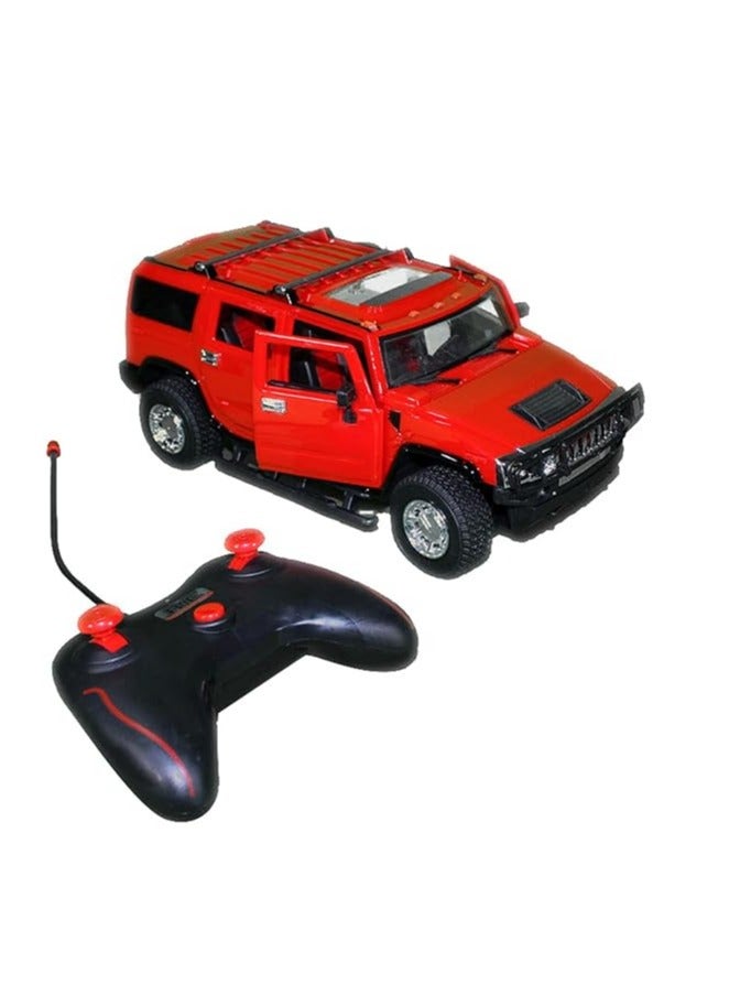 Whynot 🚗 Remote Control Hummer Toy Car for Kids – Sturdy Design with Lights – Red Color  - Image 1