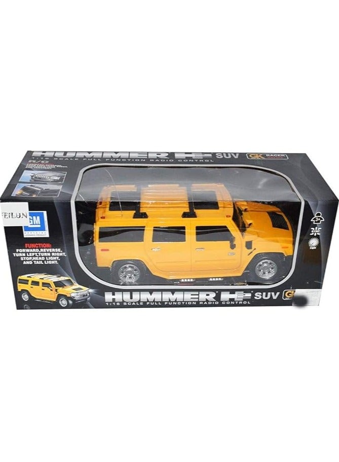 Whynot 🚗 Remote Control Hummer Toy Car for Kids – Sturdy Design with Lights – Red Color  - Image 3
