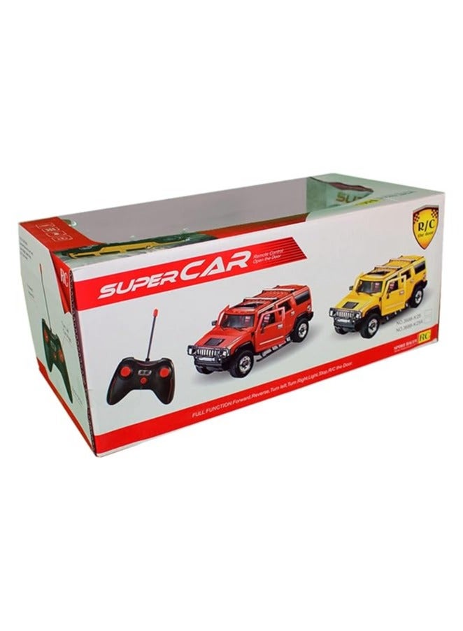 Whynot 🚗 Remote Control Hummer Toy Car for Kids – Sturdy Design with Lights – Red Color  - Image 4