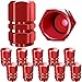 SAMIKIVA Tire Valve Caps Premium Metal Rubber Seal Tire Valve Stem Caps Dust Proof Covers Universal fit for Cars SUVs Bike and Bicycle Trucks Motorcycles Red - Image 2