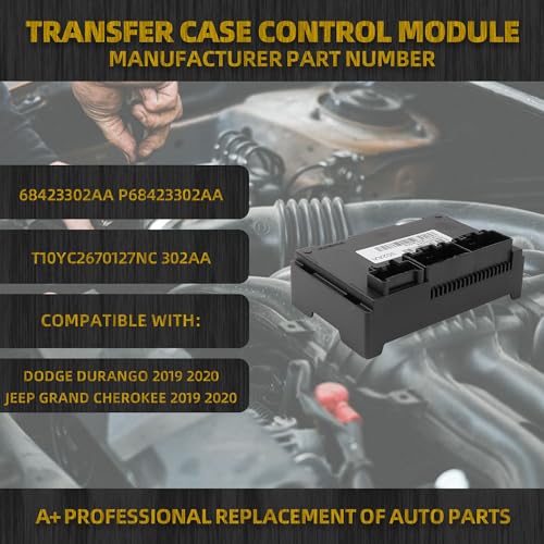 Dasbecan Transfer Case Control Module Compatible with 2019 2020 Jeep Grand Cherokee Dodge Durango Replace OE 68423302AA P68423302AA with 8 Speed Automatic Transmission 36L 57L - Image 3