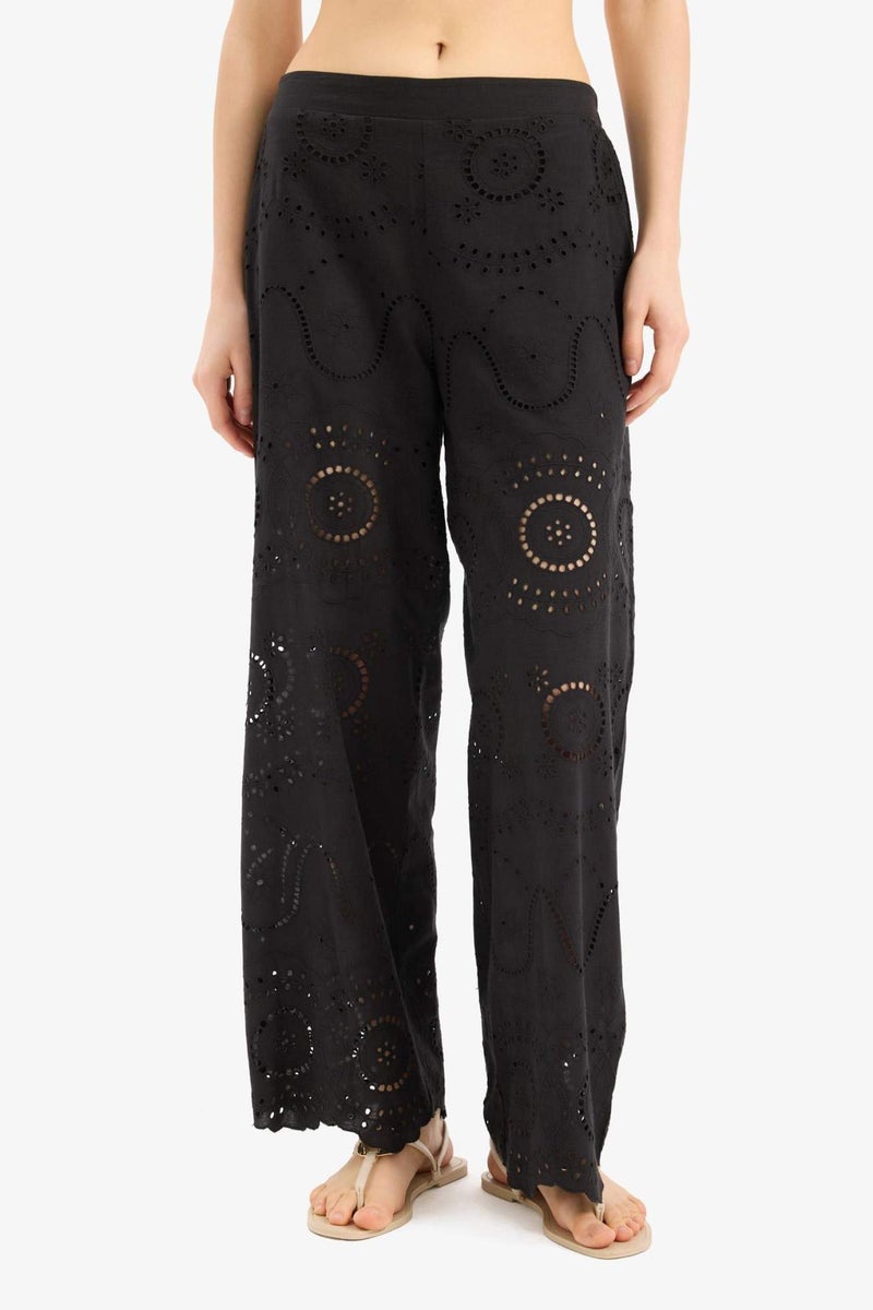 DeFacto Fall in Love Regular Fit Brode Beach Trousers - Image 4