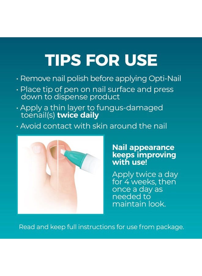 Opti-Nail - Fungal Nail Repair Pen, Restores the Healthy Appearance of Nails Discolored or Damaged by Nail Fungus - Image 1