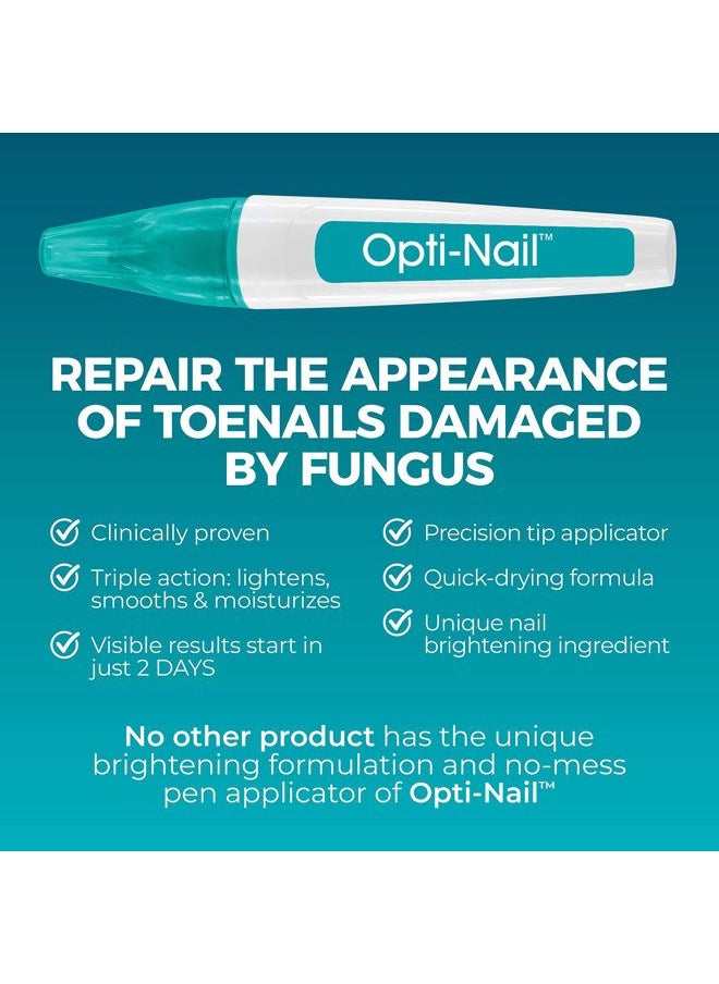 Opti-Nail - Fungal Nail Repair Pen, Restores the Healthy Appearance of Nails Discolored or Damaged by Nail Fungus - Image 1