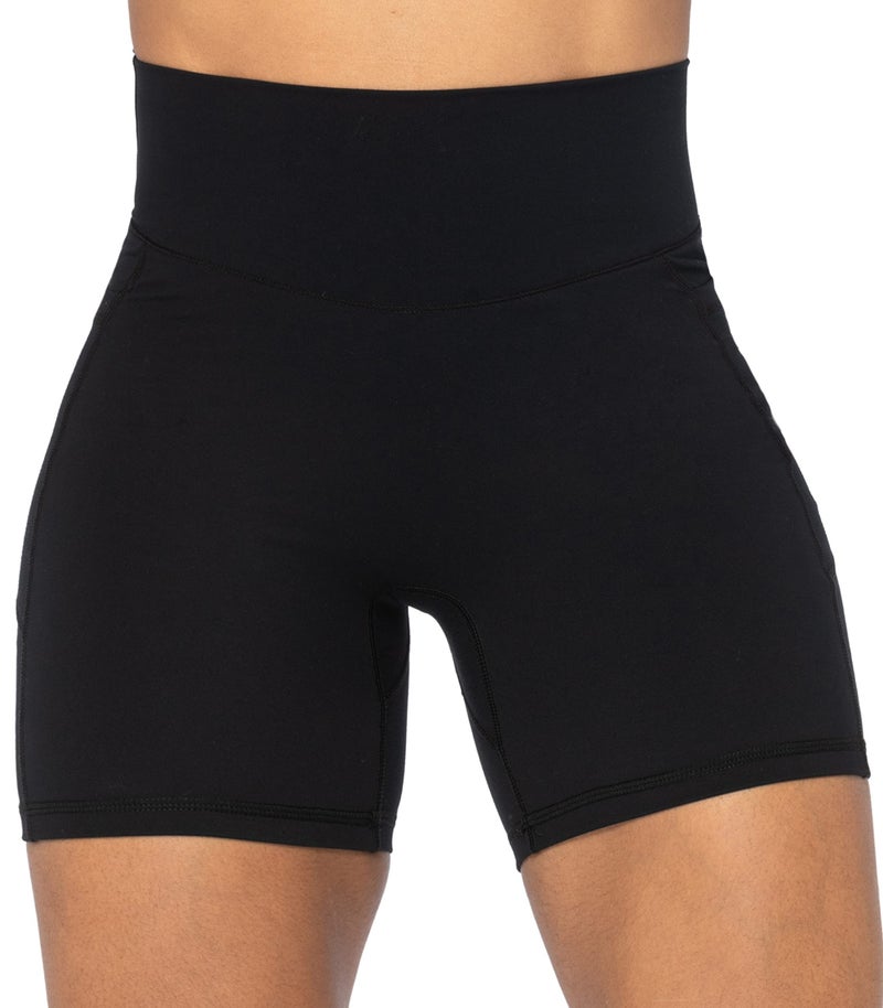 Sunzel 8" / 5" / 3" Biker Shorts for Women with Pockets, High Waisted Yoga Workout Shorts Black X-Small - Image 2