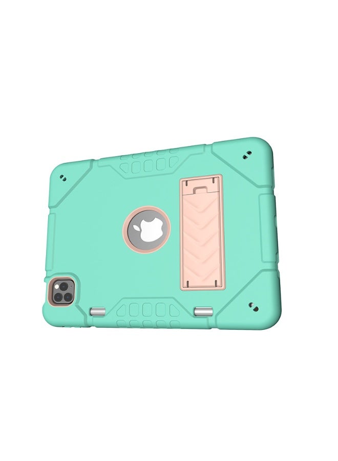 عام غطاء آيباد إير 11 بوصة M2 2024، غطاء آيباد إير الجيل السادس مع حامل قائم وحامل قلم، غطاء لوحي متين ثلاثي الوظائف مقاوم للصدمات. - Image 3