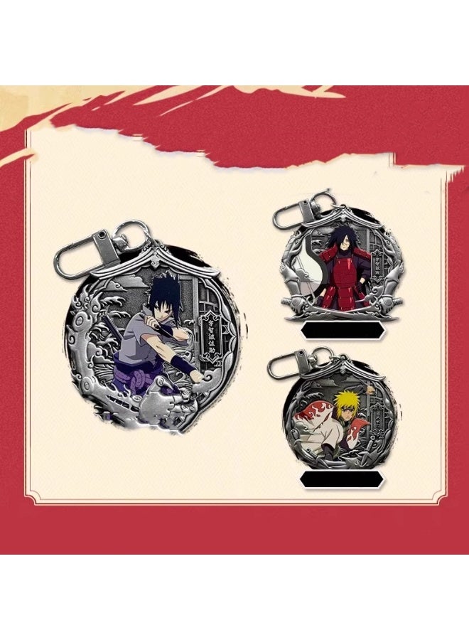 HALAMODO Mysterious Box! 6-Piece Naruto Basic Metal Charms Blind Set - Includes Naruto Uzumaki, Kakashi and More， Which One Will You Unbox - Image 3
