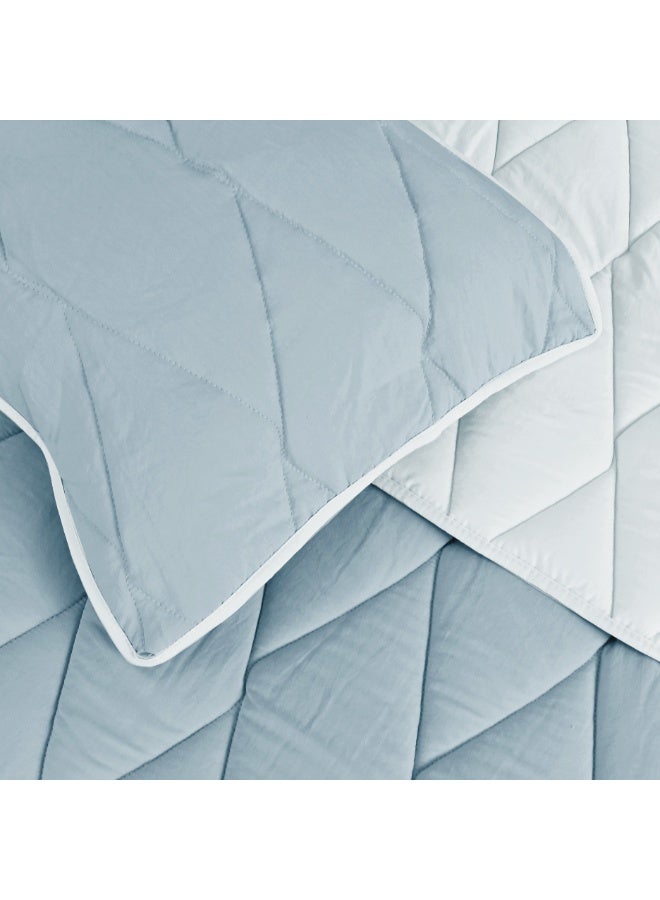 Morano Aura Quilt Set 230x250 cm with 2 Pillowcases 50x70 cm, Double-Brushed Microfibre, Hollow Fibre Fill,   Machine Washable - Image 3