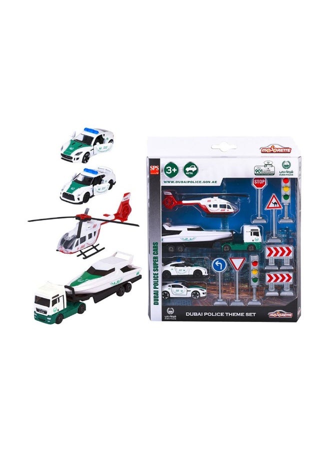 Majorette Majorette Dubai Police S.O.S Theme Vehicle Set (12 Pieces)  - Image 3