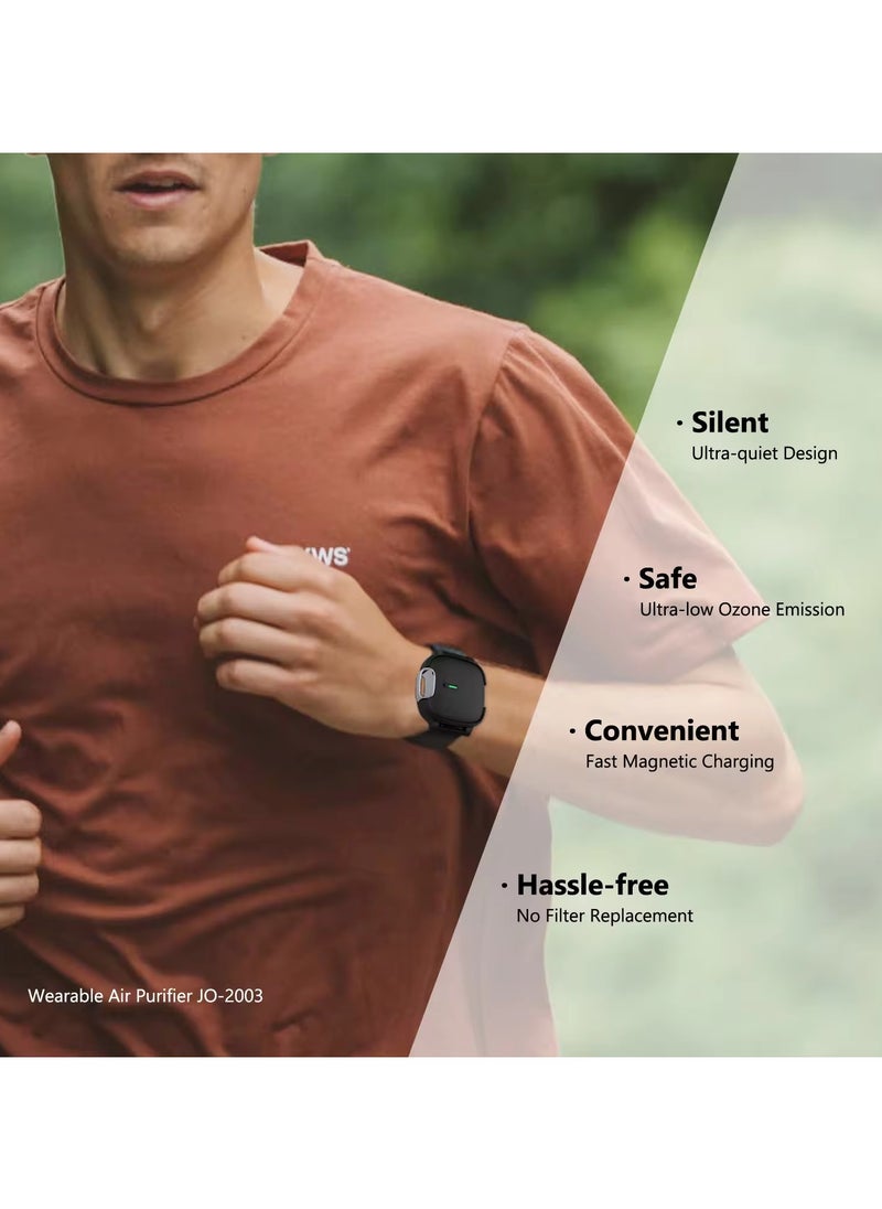 Generic - Wearable Wristband Air Cleaner, Rechargeable Air Purifier Necklace, Air Cleaner, Mini Air Purifier, Car Purifier, Wearable Air Purifier Necklace, Portable Car Air Filter, Air Filter for Traveling - Image 1